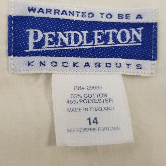 Pendleton Women's Button Up Blouse Embroidery - Picture 8 of 9